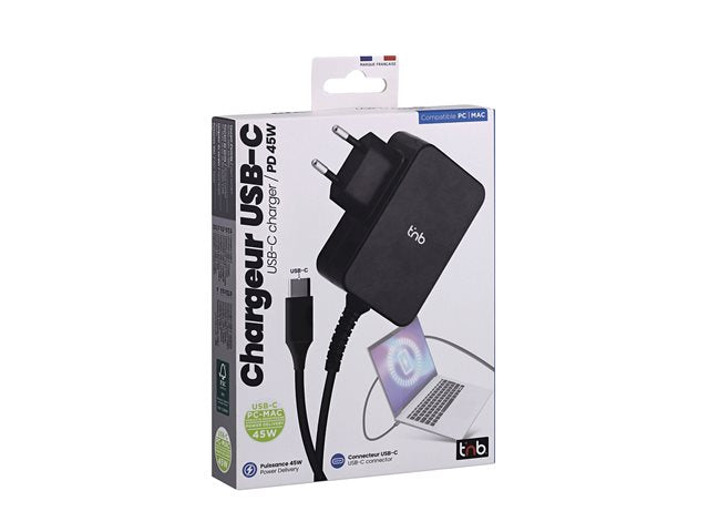 T'NB TNB 45W USB-C Universal Charger Black