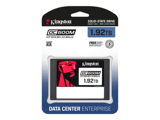 KINGSTON 1.92To DC600M 2.5p SATA3 mixed-use data center SSD for enterprise servers and NAS (VMWare Ready)