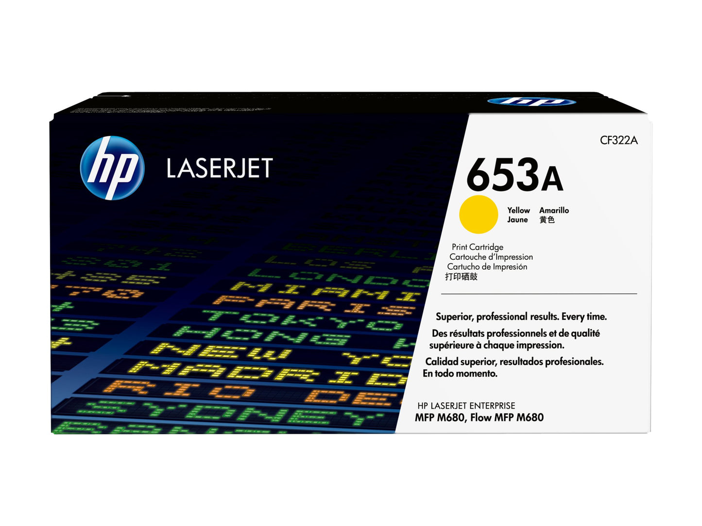 HP 653A original Toner cartridge CF322A yellow standard capacity 16.500 pages 1-pack