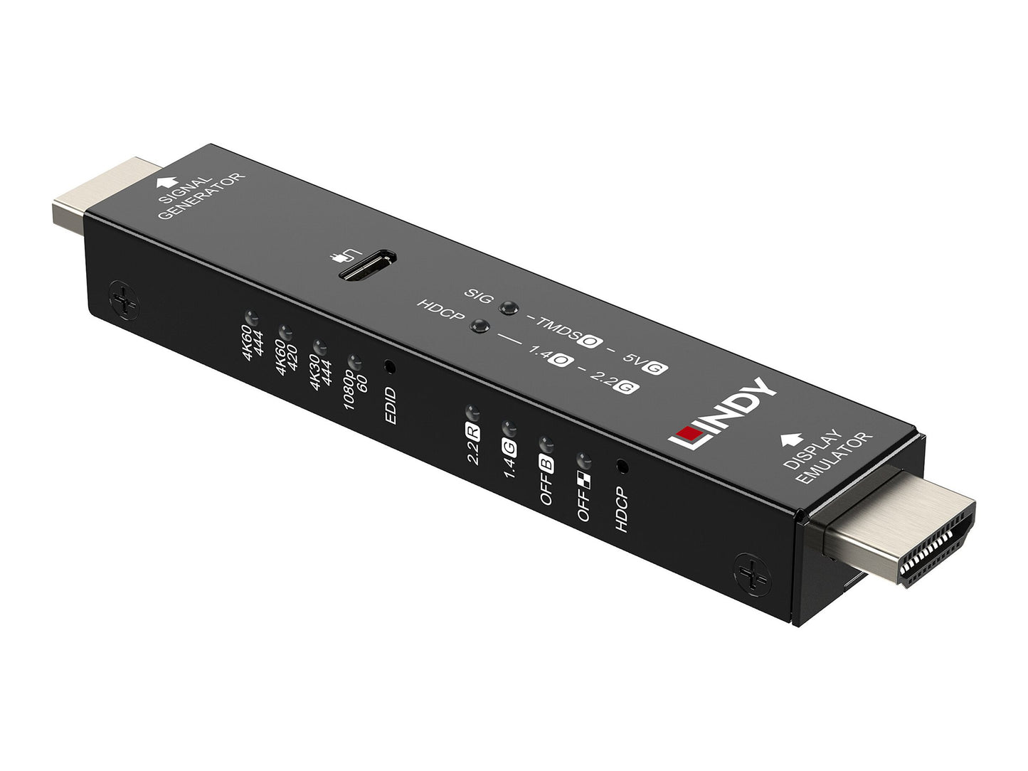 LINDY Générateur de signaux HDMI 4K60 et émulateur daffichage