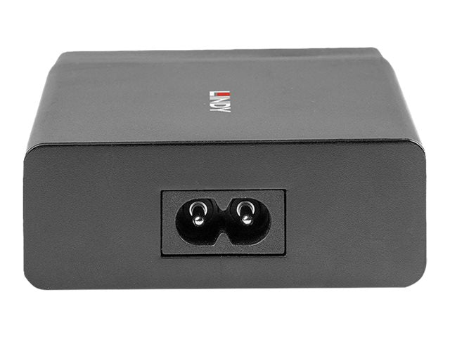 LINDY 4 Port USB Type C & A Smart Charger with Power Delivery 72W