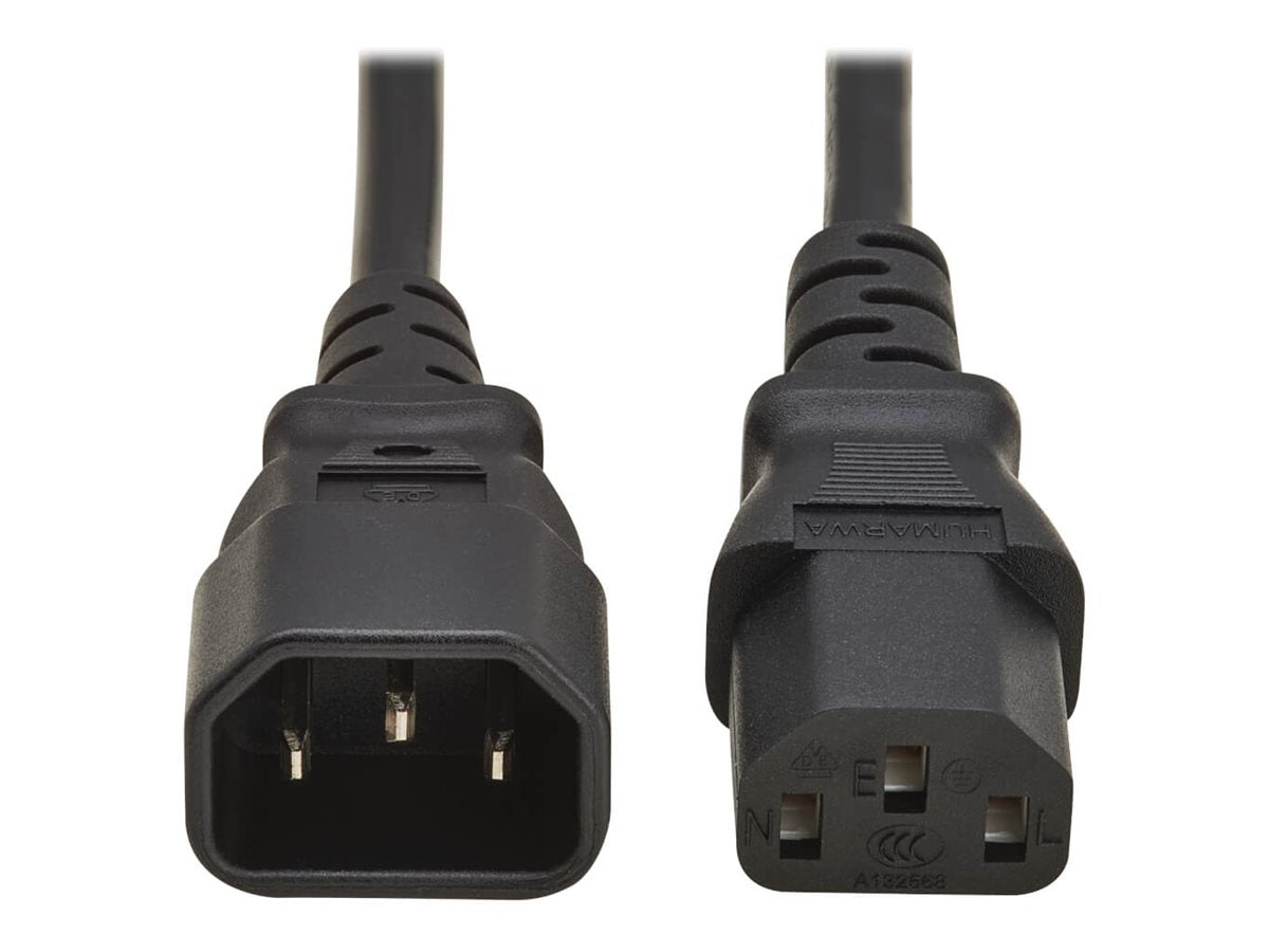 EATON TRIPPLITE Power cable IEC 60320 C14 to power IEC 60320 C13 250V 10 A 50cm Black Europe