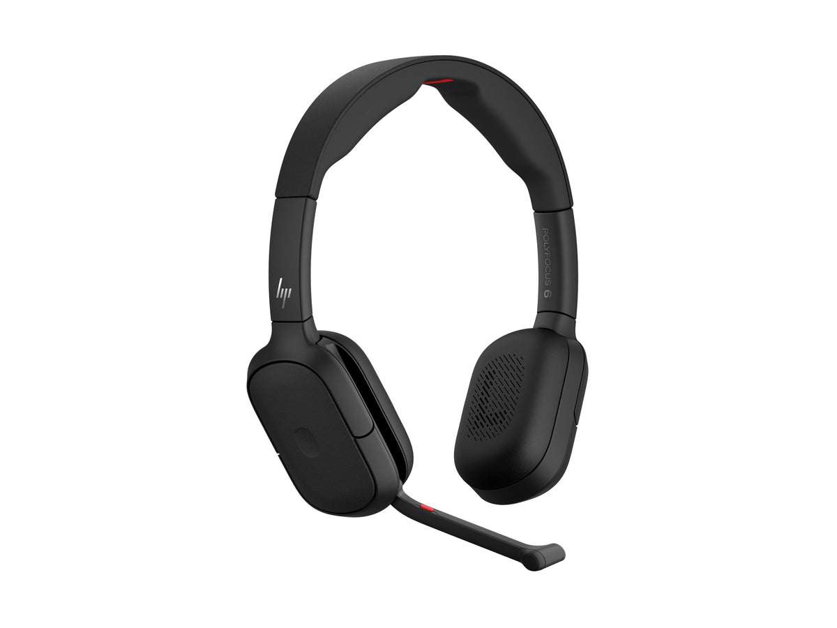 HP Poly Focus 625 Headset + Wireless Charge Stand