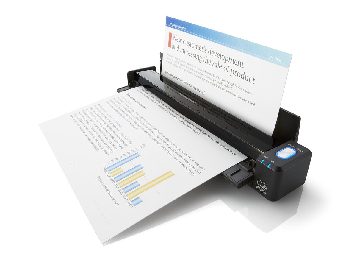 RICOH ScanSnap iX100 Scanner A4 color USB2.0 simplex 5.2sec per page USB + WiFi Win und Mac ABBYY FineReader