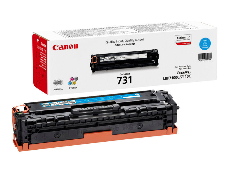 CANON 731-C cartouche de toner cyan capacité standard 1.500 pages pack de 1