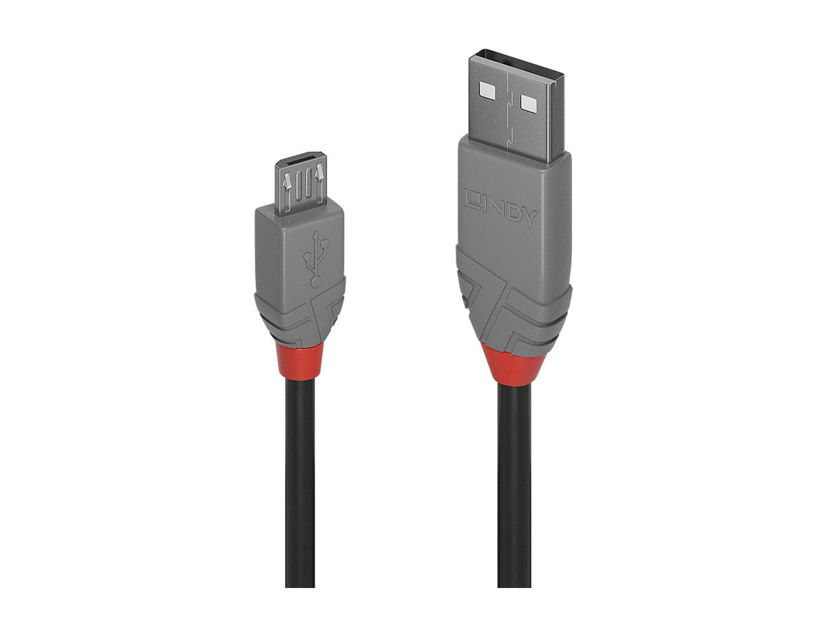 LINDY LINDY Câble USB 2.0 type A vers Micro-B Anthra Line 2m