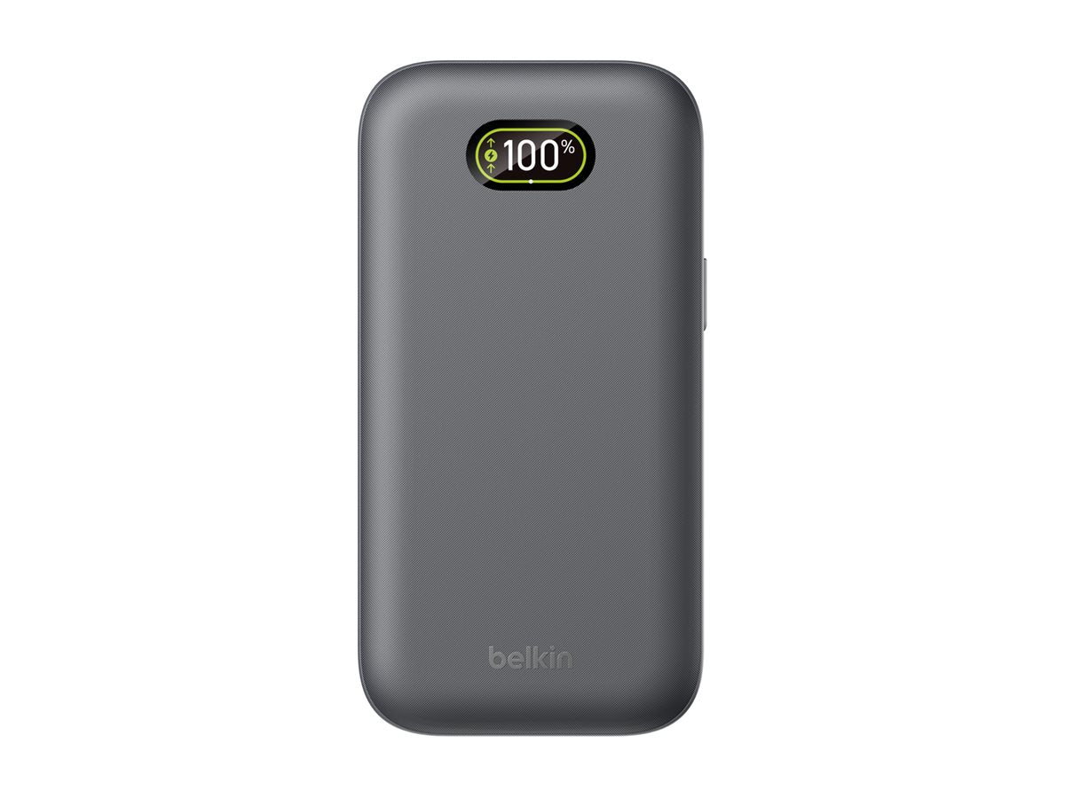 BELKIN BoostCharge 27k 240wPD Power Bank with Integrated cable and digital display