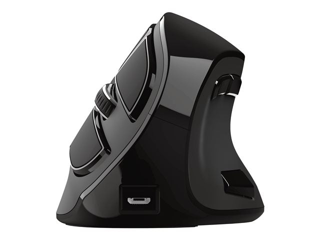 TRUST Souris sans fil ergonomique VOXX Rechargeable - Noire