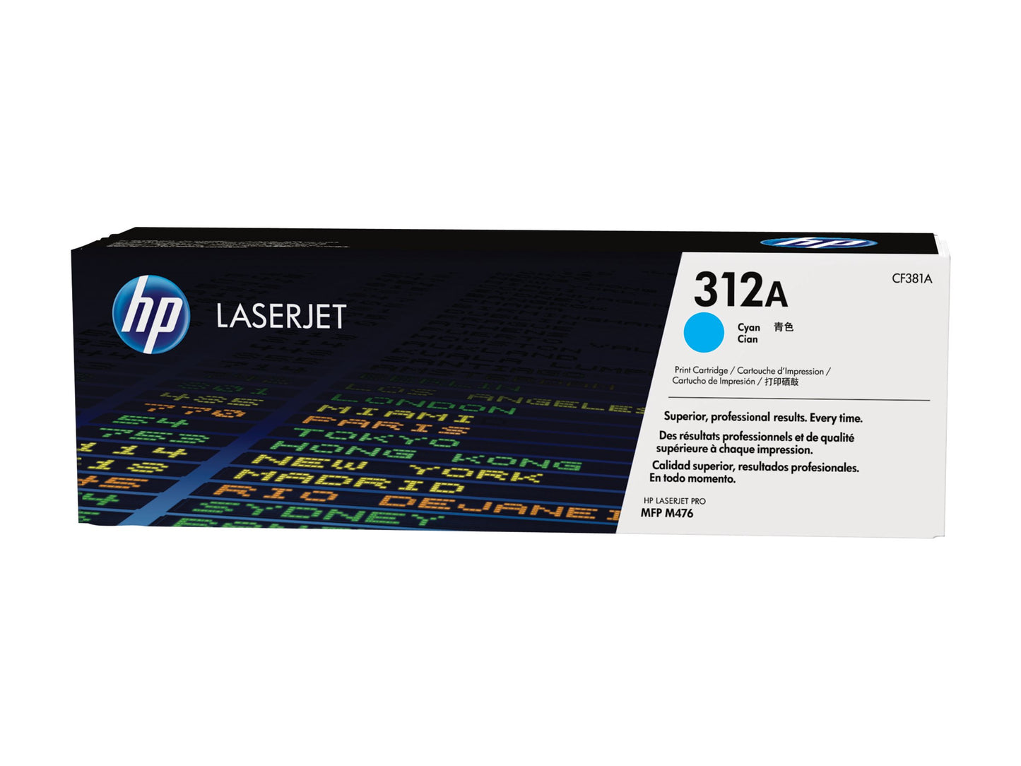 HP 312A original Toner cartridge CF381A cyan standard capacity 2.700 pages 1-pack