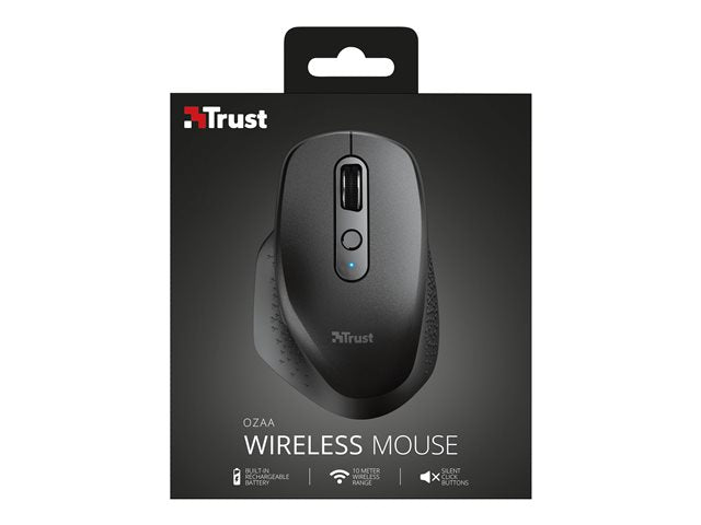 TRUST Souris sans fil OZAA Compact multi-connexion - Noire