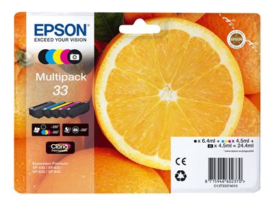 EPSON 4LB Multipack Oranges alarmed - Claria Premium Ink w/s