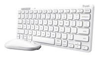 Charger l'image dans la galerie, TRUST Pack clavier &amp; souris sans fil LYRA Bluetooth - blanc (FR)