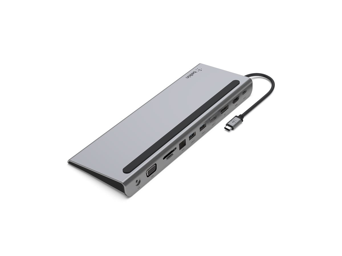 BELKIN Station daccueil USB-C Docking 2 écrans HDMI DP VGA 100W PD
