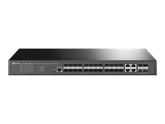TP-LINK TP-LINK Omada 24-Port SFP L2+ Managed Switch with 4 10GE SFP+ Slots