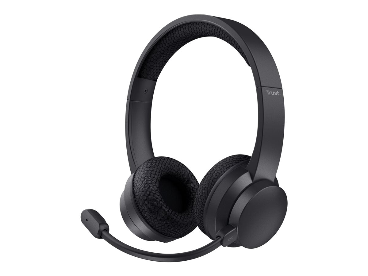 TRUST Casque-micro AYDA ENC sans fil pour ordinateur Bluetooth