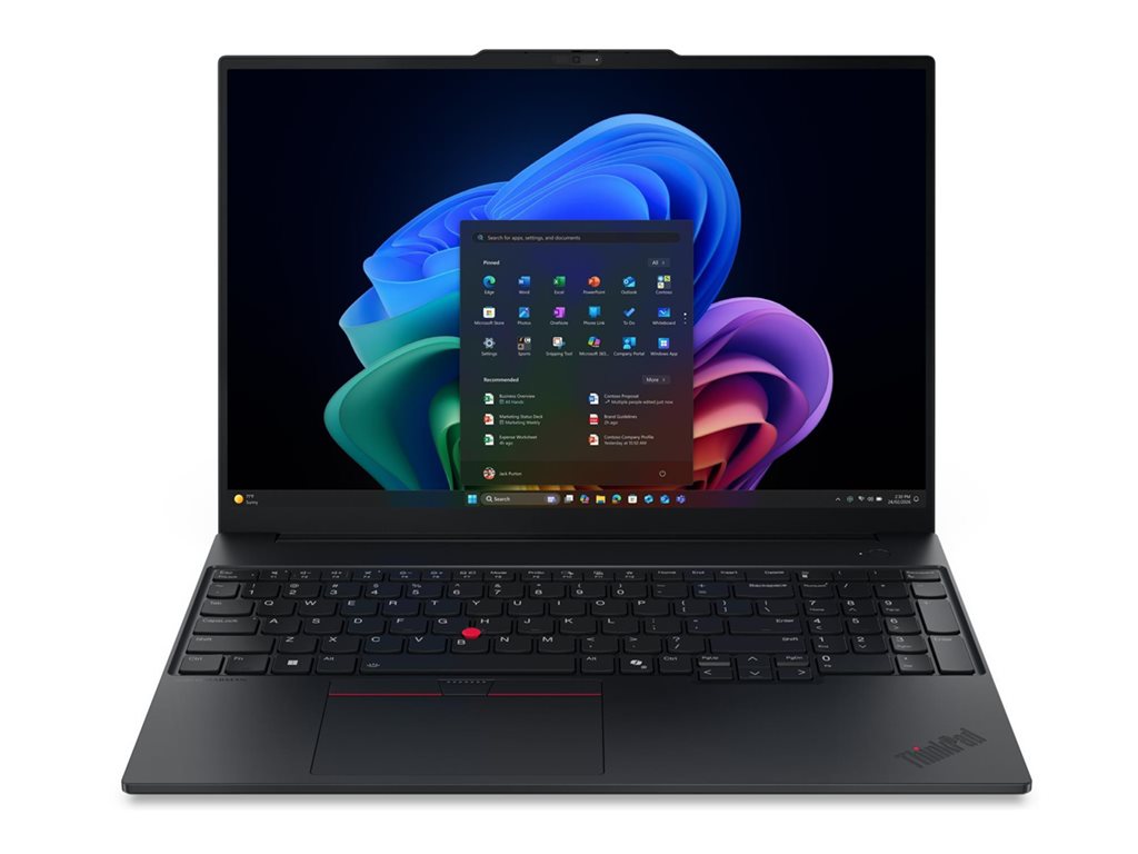 LENOVO ThinkPad E16 Gen 4 Intel Core Ultra 5 325 16p WUXGA 24Go 512Go SSD M.2 Intel Graphics W11P 1YR Premier NBD