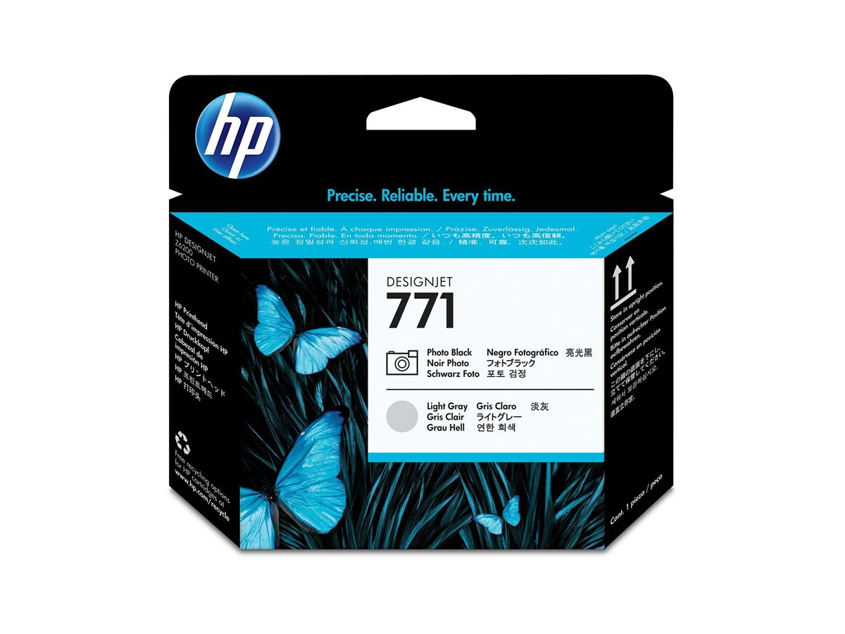 HP 771 original printhead CE020A black and light grey standard capacity 1-pack