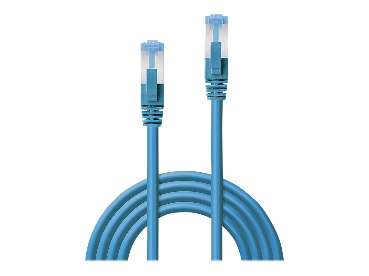 LINDY Cat.6A S/FTP LSOH Blue 1m Patch Cable