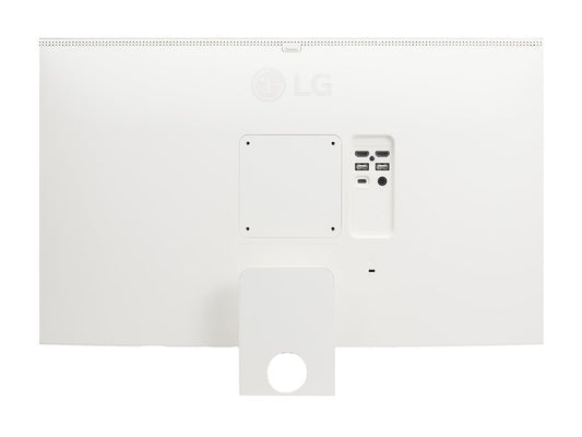LG 27U731SA-W - Smart moniteur - 27'' -3840 x 2160 4K @ 60 Hz - IPS - 350 cd/m² - 1000:1 - HDR10 -5ms - 2xHDMI- haut-parleurs- Blanc