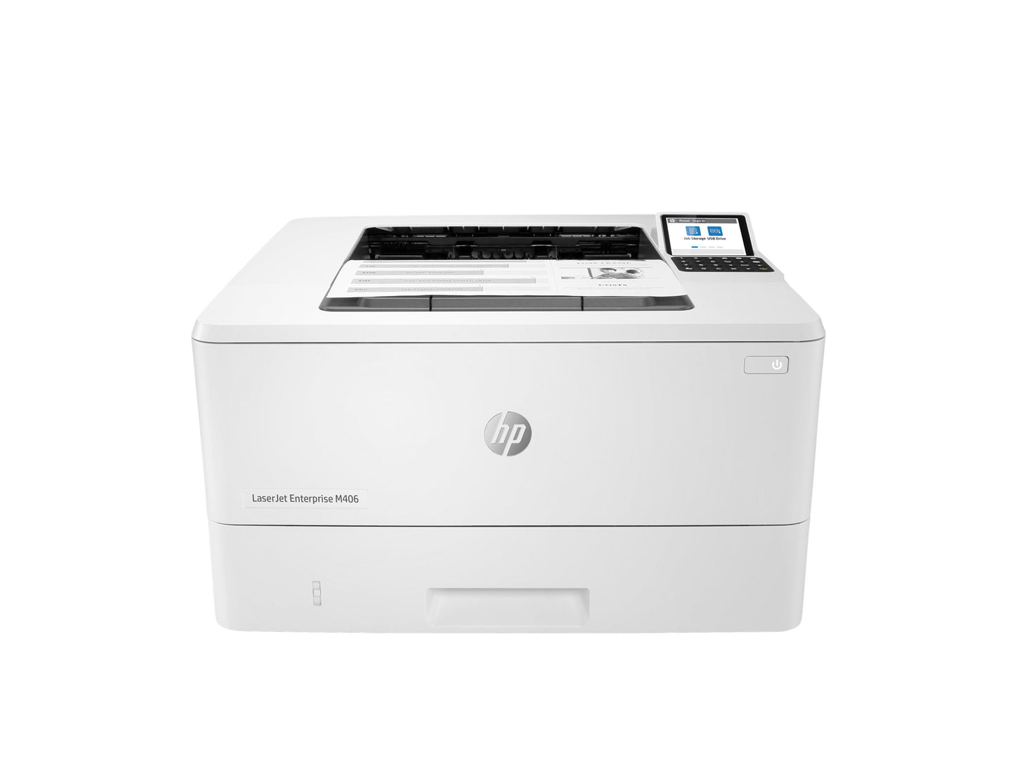 HP LaserJet Enterprise M406dn Printer Mono Duplex laser A4 1200x1200dpi 40ppm 350sheets USB LAN
