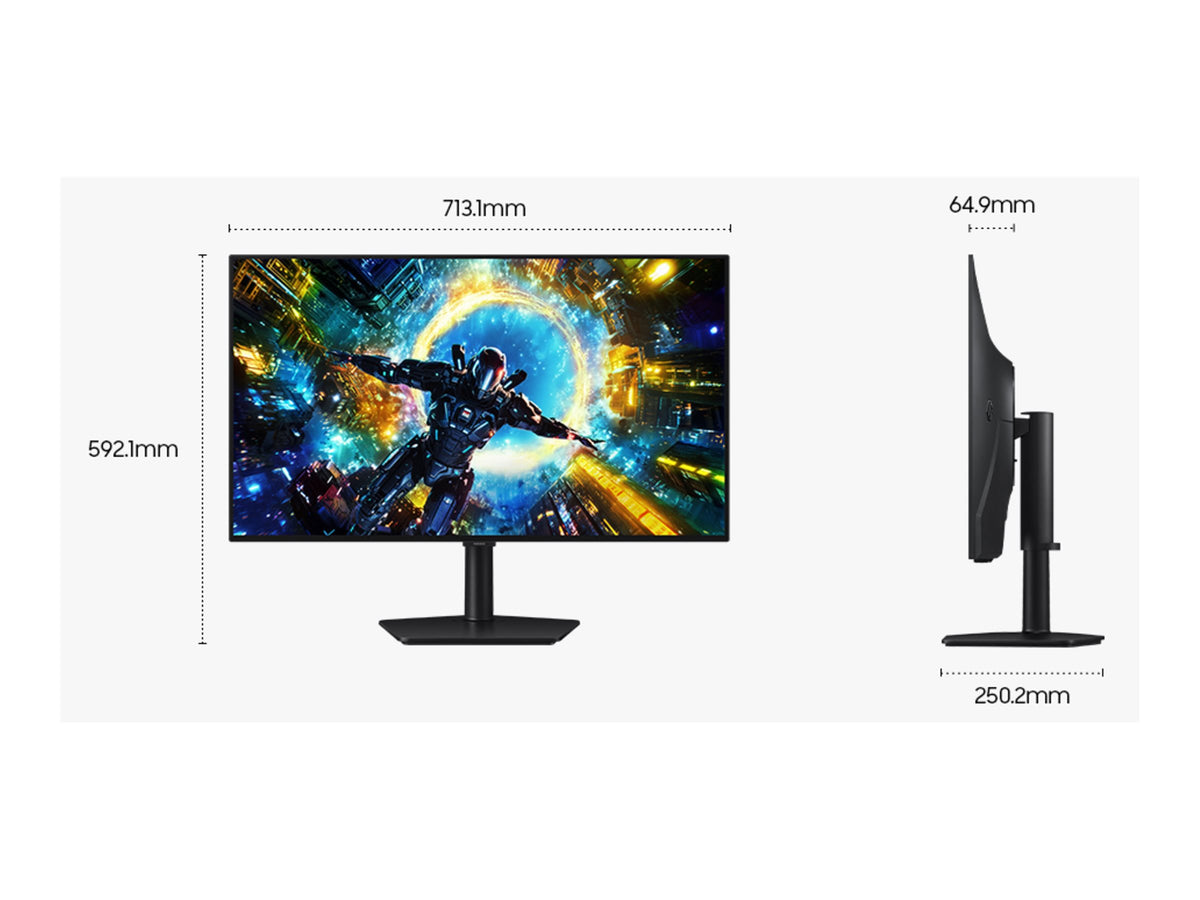 SAMSUNG Odyssey OLED G7 G73SH 32p UHD 165Hz FHD 330Hz HDMI