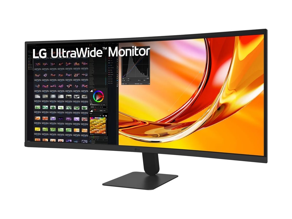 LG 34U601B-B.AEUQ 34p WQHD VA UltraWide 21:9 120Hz Curved Display HDMI DP