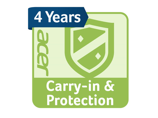 ACER Care Plus Extension de garantie 4 ans retour atelier + Dommage accidentel 50€ TTC pour PC portable Hors Predator / Aspire 7