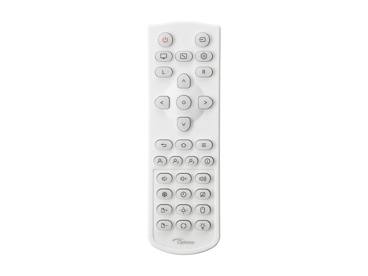 OPTOMA Vidéoprojecteur ZH521ST FHD 1920x1080 5300lm LASER ST 2 000 000:1 TR 0.79:1 2H VGA USB-A Power RJ45 HP 1x15W Blanc