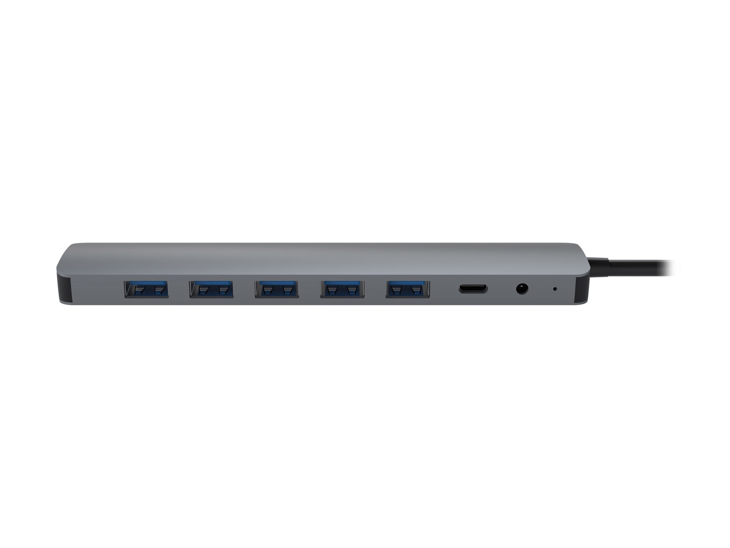 T'NB TNB Selfpowered 7Port USB Hub Refined Aluminum Design 7 USB 2.0 Ports