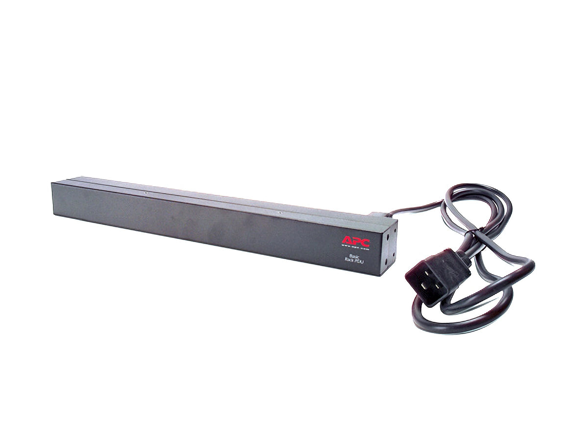 APC Basic Rack-Mount PDU Rack AC 208/230V input IEC 60320 C20 output connectors 12 power IEC 60320 C13 1U 19 2.49m cord BK