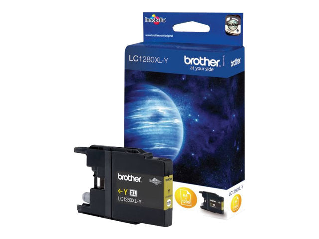 BROTHER LC-1280 cartouche d encre jaune très haute capacité 1.200 pages 1-pack blister sans alarme