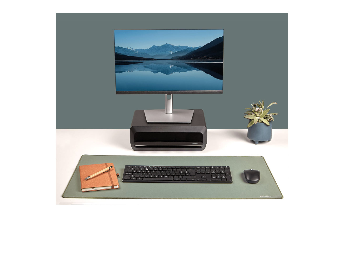 FELLOWES TAPIS SOUS MAIN DE BUREAU SAUGE