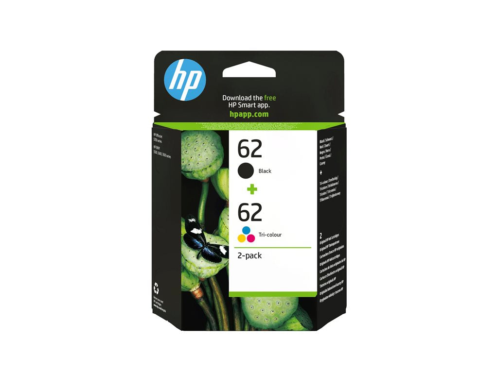 HP 62 original Ink cartridge N9J71AE 301 combo 2-Pack