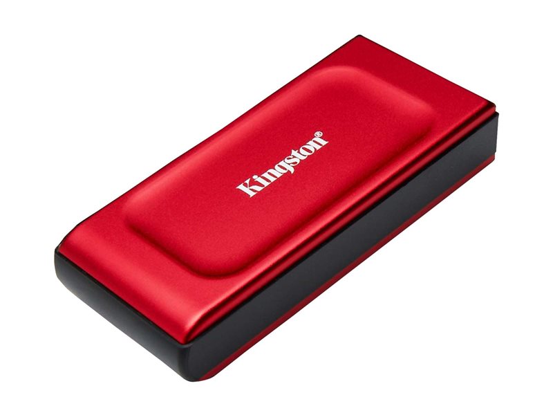 KINGSTON XS1000R 1To SSD Pocket-Sized USB 3.2 Gen 2 External Solid State Drive Red
