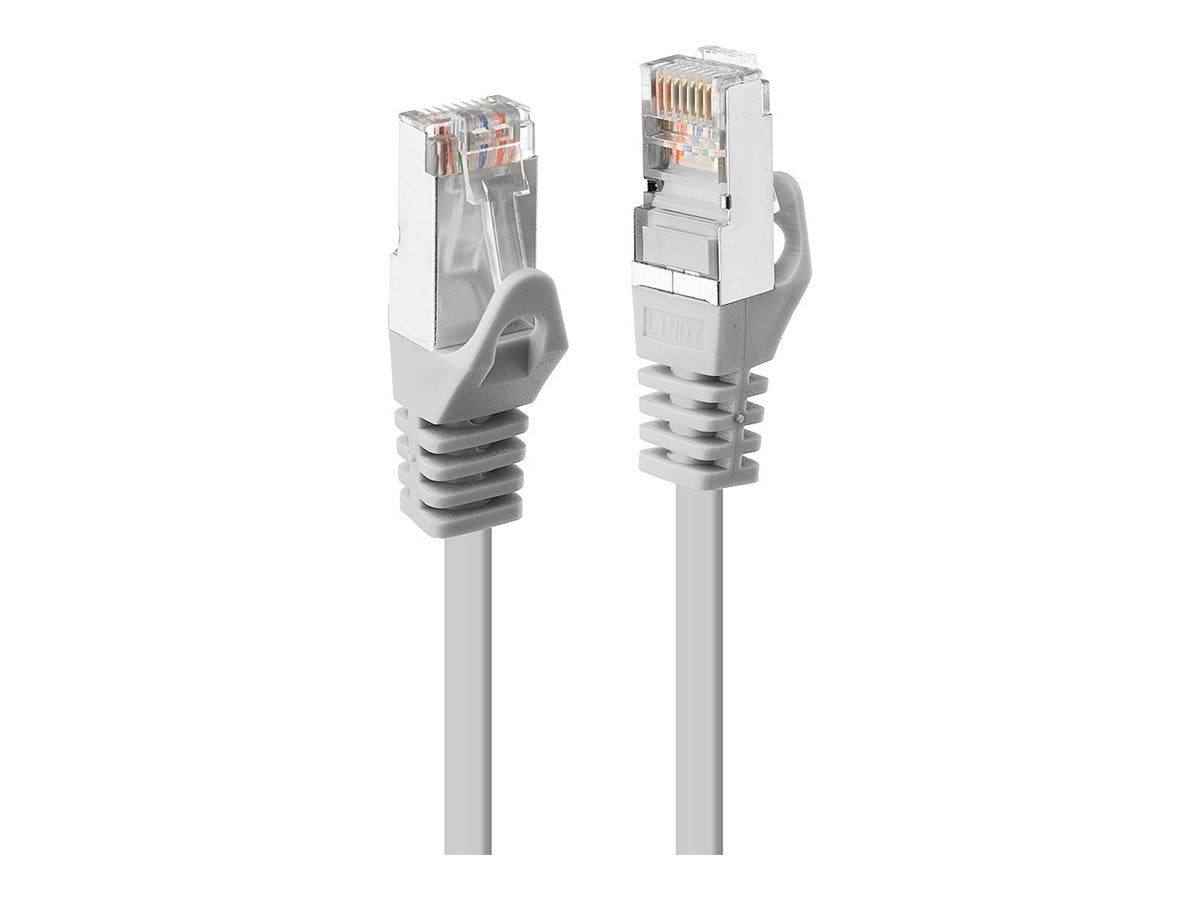 LINDY 2m Cat.5e F/UTP Patch Cable Grey 10/100/1000Base-T Gigabit compatible shielded