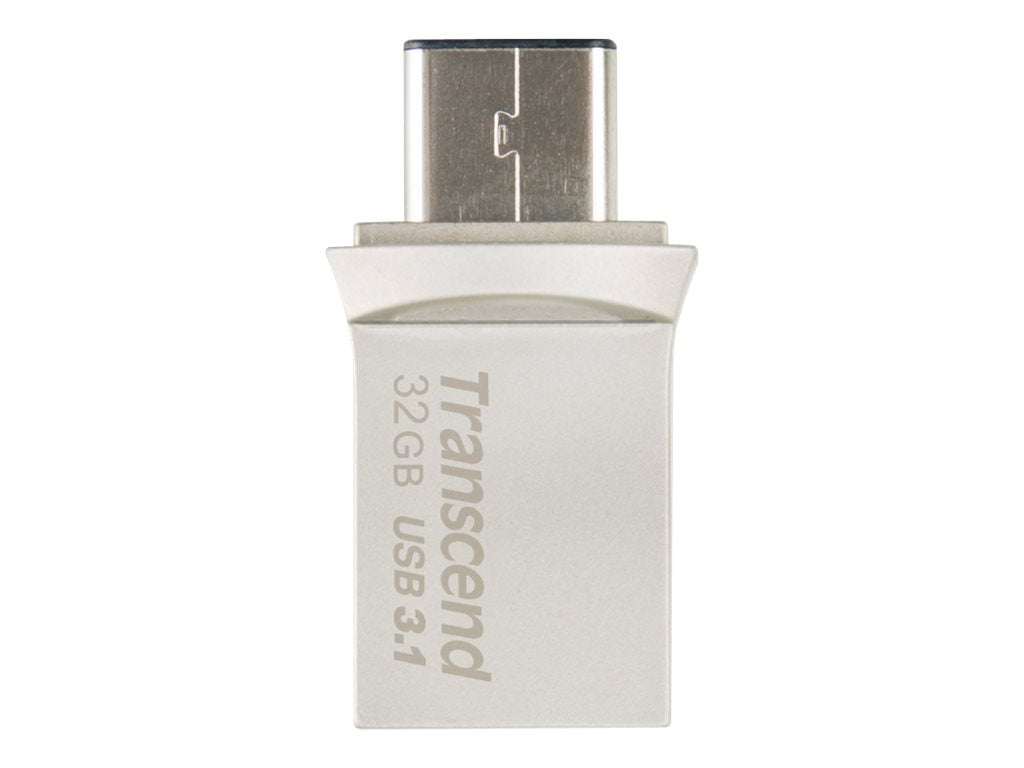 TRANSCEND TRANSCEND 32Go Clé USB3.1 Gen 1- On The Go - Type A et C - Argentée