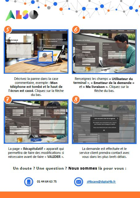 DIGITALBUSINESS ZEN CAREPACK 4 ANS - Extension de garantie - Panne et Casse Illimitée - J+1 - MICROSOFT Surface Pro 10/11