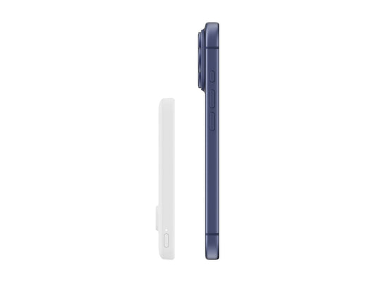 BELKIN BOOSTCHARGE 5k Qi2 15w PD20w Slim Magnetic Powerbank with kickstand White