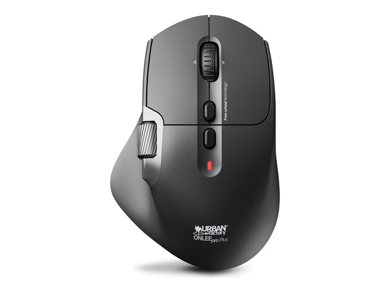 URBAN FACTORY URBAN FACTORY La souris ONLEE PRO Plus fonctionne soit en Bluetooth soit en 2.4Ghz Elle possède une batterie amovible de 400mAh