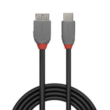 Charger l'image dans la galerie, LINDY 0.5m USB 3.2 Type C to Micro-B Cable Anthra Line