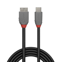 Charger l'image dans la galerie, LINDY 0.5m USB 3.2 Type C to Micro-B Cable Anthra Line