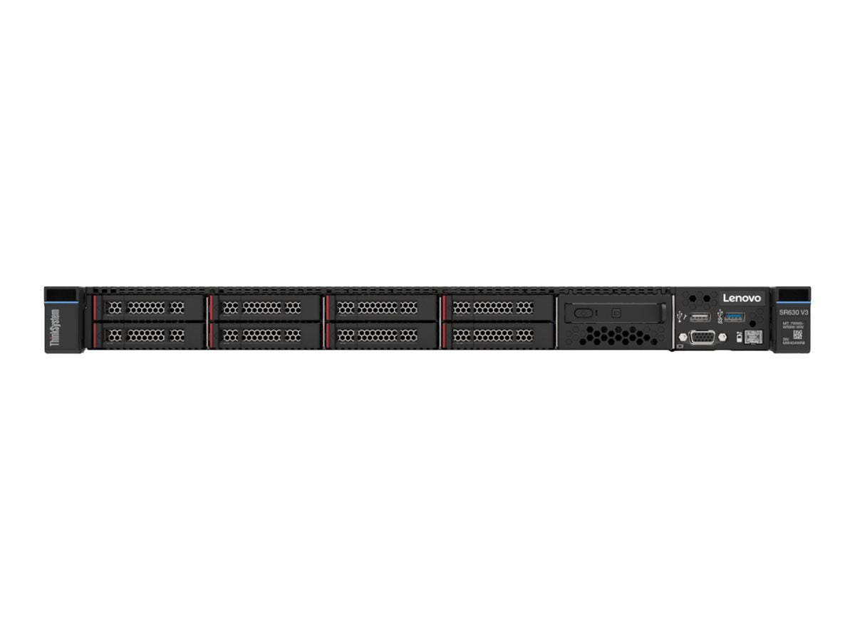 LENOVO TS SR630 V3 Intel Xeon Silver 4509Y 8C 2.6GHz 125W 32Go 1x32Go 4800MHz DDR5 RDIMM 8 SAS/SATA 9350-8i Internal 1x1100W Titan