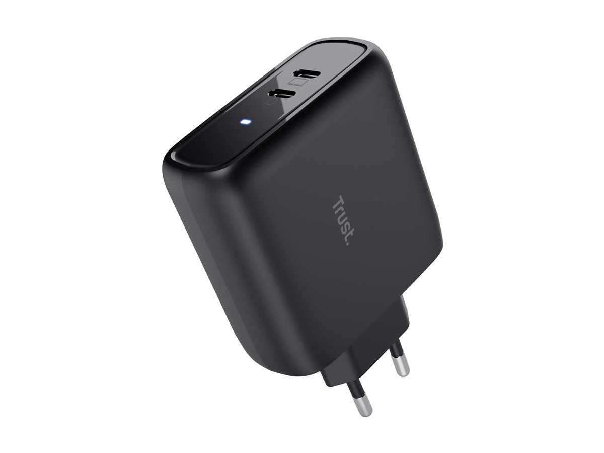 TRUST MAXO 65W 2P USB-C Charger Black