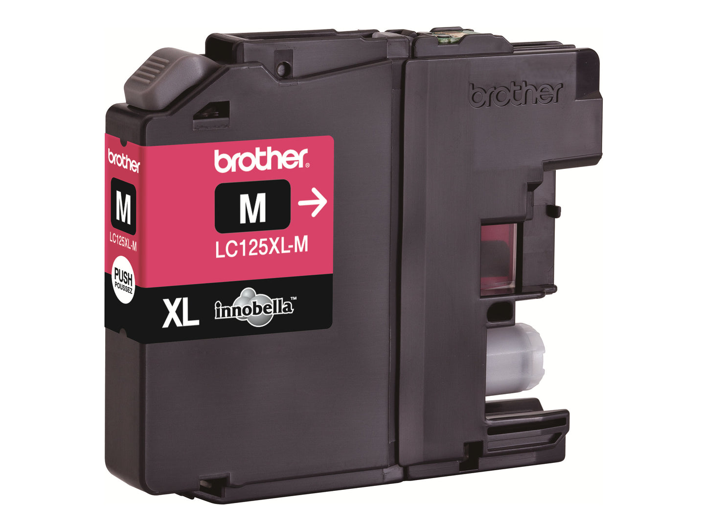 BROTHER BROTHER LC-125XL cartouche dencre magenta haute capacité 1.200 pages 1-pack blister sans alarme