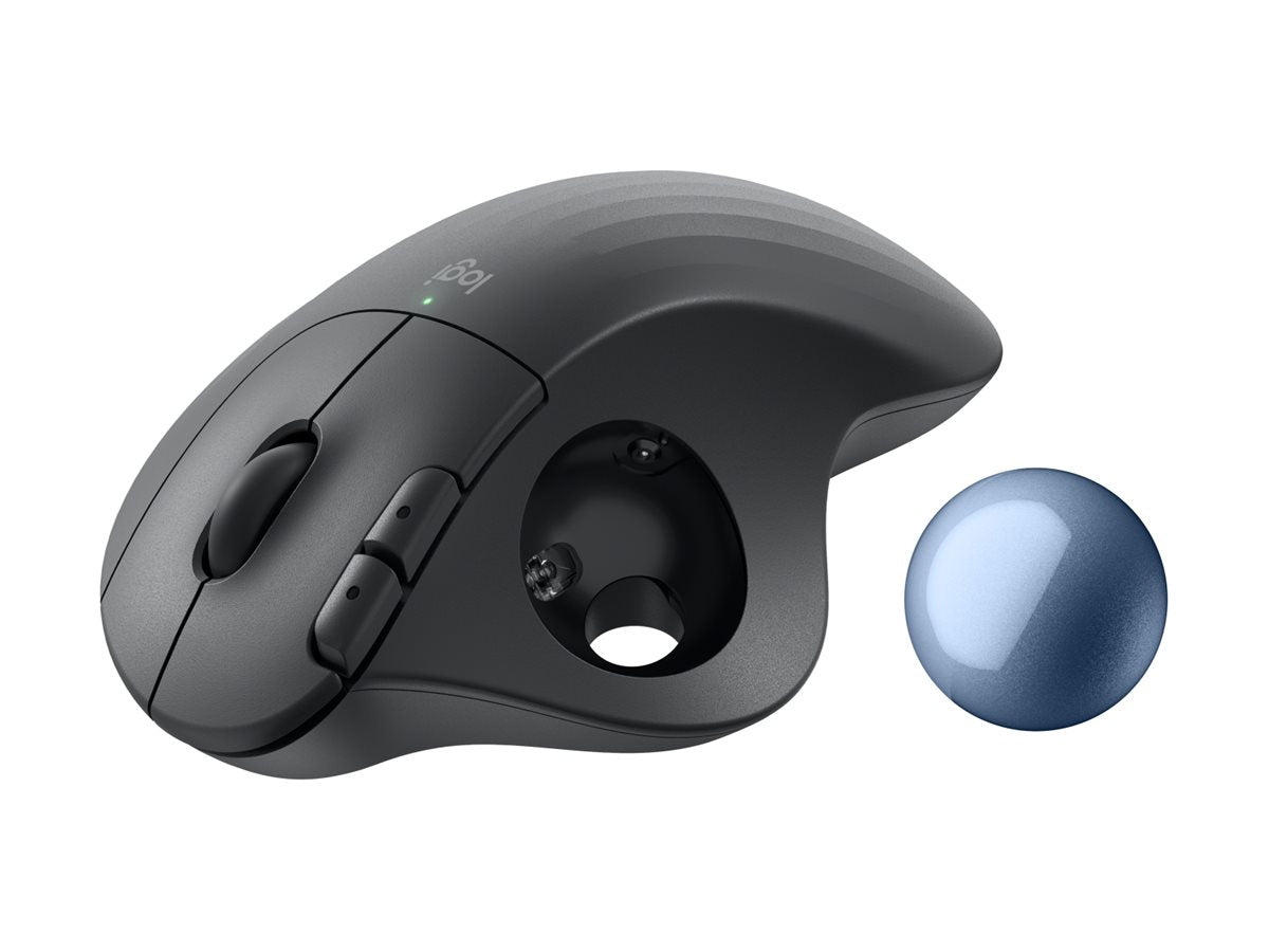 LOGITECH LOGITECH ERGO M575S Wireless Trackball - Graphite + Blue Ball