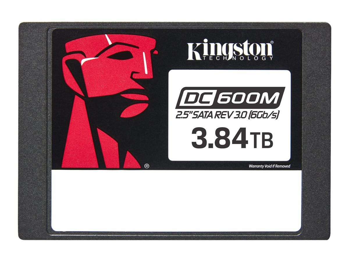 KINGSTON 3.84To DC600M 2.5p SATA3 mixed-use data center SSD for enterprise servers and NAS (VMWare Ready)