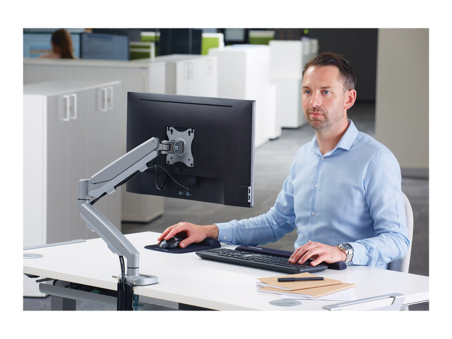 FELLOWES BRAS ARTICULE EPPASINGLE SILVER compatible jusqu’à 39 POUCES