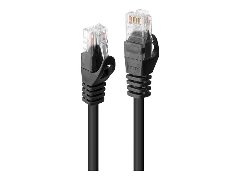 LINDY Basic Cat.6 U/UTP Cable Black 3m