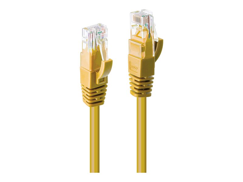 LINDY Cat.6 UTP Cable Yellow 2m