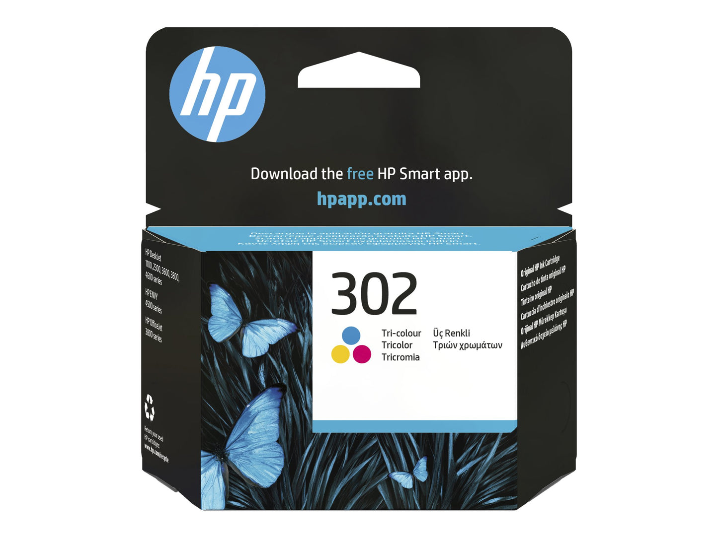 HP INC. HP 302 original Ink cartridge F6U65AE UUS Tri-color